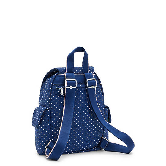 Mochilas Kipling City Pack Mini Printed Backpack Azules | MX 2022RV